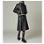 Rick Owens Wendbare Lederjacke mit Lammfell Schwarz - Ansicht 3