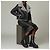 Rick Owens Wendbare Lederjacke mit Lammfell Schwarz - Ansicht 6