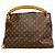 Louis Vuitton Monogram Artsy MM Schultertasche Braun