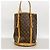 Borsa Tote Louis Vuitton Monogram Bucket GM Marrone - vista 11