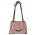 Borsa a mano IKKS in pelle rosa Argento