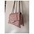 Borsa a mano IKKS in pelle rosa Argento - vista 3