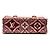 Piccola borsa piatta in jacquard Monogram Louis Vuitton Bordò Monogramma - vista 3