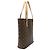 Louis Vuitton Monogram Tote Bag Braun - Ansicht 4