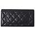 Timeless Chanel Matelassé Long Wallet Schwarz - Ansicht 2