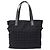 Bolso Tote Chanel de nylon negro con herrajes dorados - vista 2