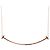 Collana T Smile di Tiffany & Co. in oro rosa D'oro
