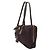 Borsa in nylon marrone scuro Prada - vista 4