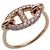 Hermès Pink Gold Band Ring Golden
