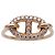 Hermès Pink Gold Band Ring Golden - Ansicht 2