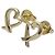 Orecchini a lobo Paloma Picasso Loving Heart di Tiffany & Co. D'oro - vista 3