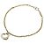 Bracciale charm Tiffany & Co. in oro giallo 18K con cuore aperto D'oro
