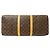 Keepall Borsa Boston in Canvas Monogram Louis Vuitton Marrone - vista 3