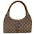 Borsa a tracolla Jackie in tela da donna Gucci Marrone