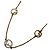 Collana Fendi placcata in oro D'oro
