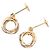 Orecchini Trinity in oro 18K e diamante Cartier Argento D'oro
