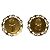Chanel Vintage Coco Mark vergoldete Perlenohrringe Golden - Ansicht 2