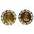Chanel Vintage Coco Mark vergoldete Perlenohrringe Golden - Ansicht 3