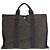 Hermès Hermes Herline MM Canvas Tote Bag in Grau Braun
