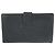 Timeless Chanel Vintage Coco Mark Black Caviar Leather Long Wallet
