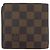 Portafoglio Louis Vuitton Damier Marco Marrone Marrone scuro Damier ebene - vista 2