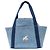 Hermès Tote Bag Animaux Natte Hermes Blu - vista 3