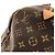 Borsa Boston Louis Vuitton Monogram Keepall 45cm Marrone Monogramma - vista 4