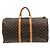 Borsa Boston Louis Vuitton Monogram Keepall 55cm Marrone Monogramma