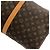 Borsa Boston Louis Vuitton Monogram Keepall 55cm Marrone Monogramma - vista 3
