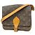 Borsa a Spalla Louis Vuitton Monogram Cartouchiere MM Marrone