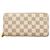 Cartera Zippy Louis Vuitton Damier Azur Blanco