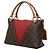 Bolso Louis Vuitton Monogram V Tote BB Castaño Fucsia Monograma - vista 2