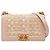 Bolso de hombro de tweed rosa Chanel