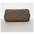 Borsa Tote Louis Vuitton Monogram Neverfull MM Marrone - vista 3