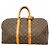 Borsa Louis Vuitton Boston Monogram Keepall 45 Marrone