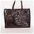 Borsa Tote Louis Vuitton Vernis Wilshire MM Bordò - vista 9