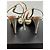 Saint Laurent Anouk Sandali con tacco in pelle effetto serpente dorata D'oro - vista 3