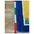 Asciugamano in cotone Hermès motivo pulcinella di mare - Blu e Giallo Bianco Verde Grigio - vista 7