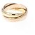 Cartier Trinity Ring Rosa Weiß Gelb Pink