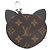 Louis Vuitton Monogram Accessorio Charm LV Fox M03407 Marrone Arancione - vista 2