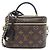 Borsa Louis Vuitton Monogram Vanity PM Marrone
