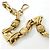 Charm per cintura catena animal Louis Vuitton D'oro - vista 2