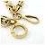 Charm per cintura catena animal Louis Vuitton D'oro - vista 4