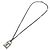 Collana Louis Vuitton LV Lock Argento - vista 2