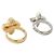 Louis Vuitton Ring Love Letters M M65247 Silber Golden - Ansicht 2
