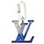 Louis Vuitton Bijou Sac LV Prism Portachiavi Argento Blu