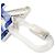 Louis Vuitton Bijou Sac LV Prism Portachiavi Argento Blu - vista 3