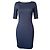 Filippa K Vestido Ajustado de mezcla de viscosa azul marino Azul oscuro