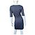 Filippa K Vestido Ajustado de mezcla de viscosa azul marino Azul oscuro - vista 3