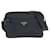 Borsa a Spalla Prada Nylon Tessuto Triangle Logo Nero